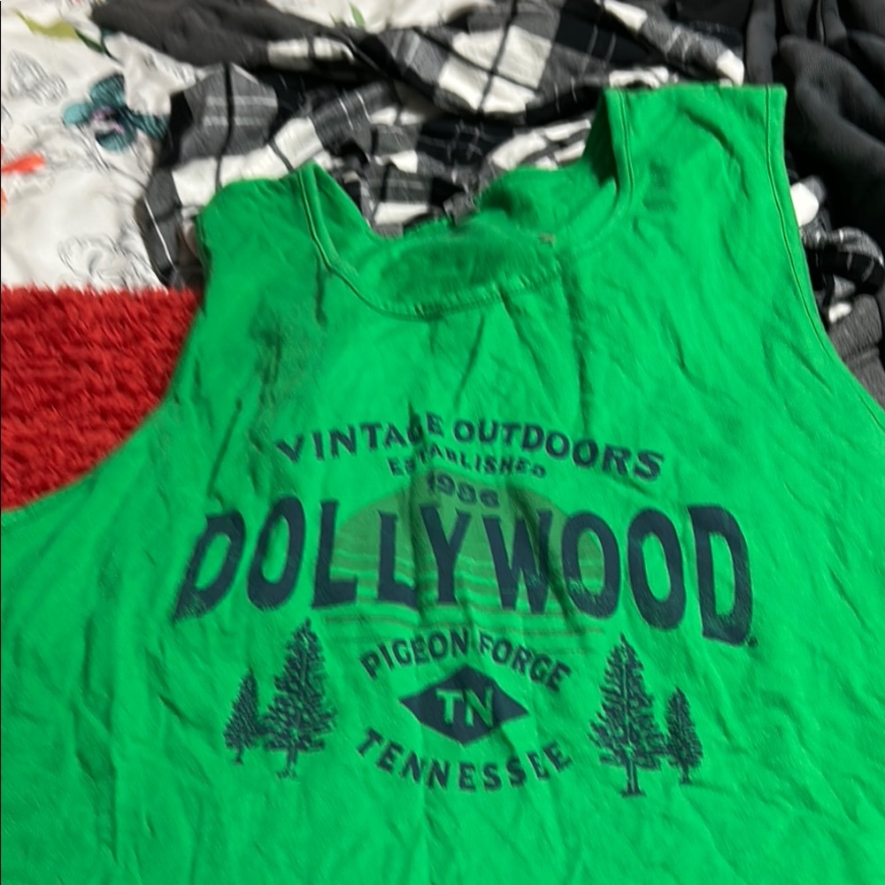 Green Kids Tank Top